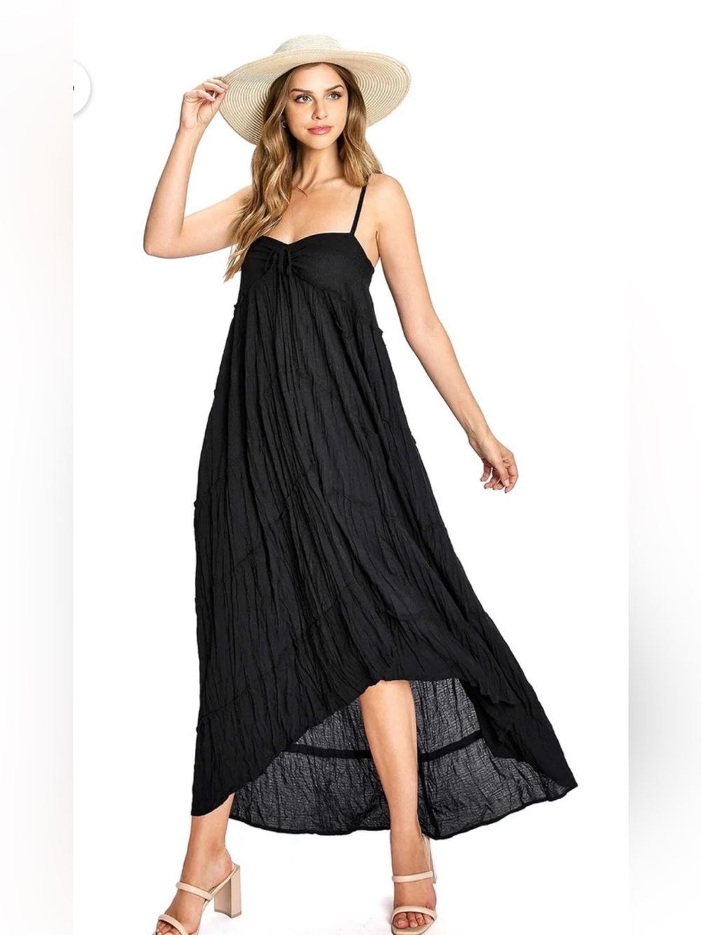 NWT Love Stitch Low Tide Tiered Maxi Dress